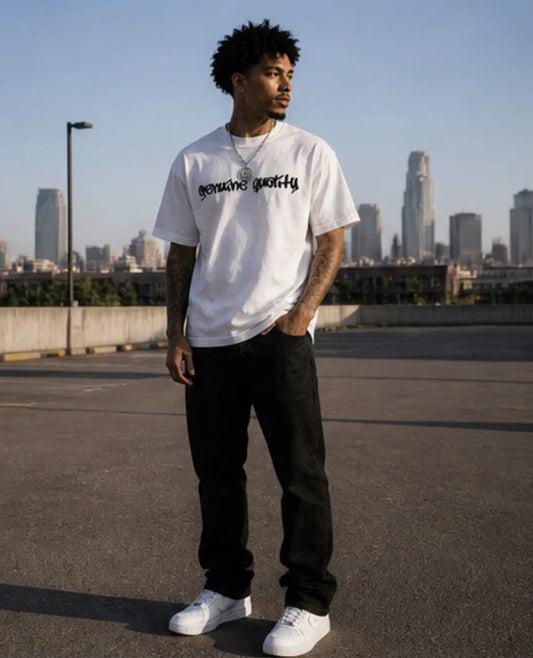 GQ Spellout Tee- Black