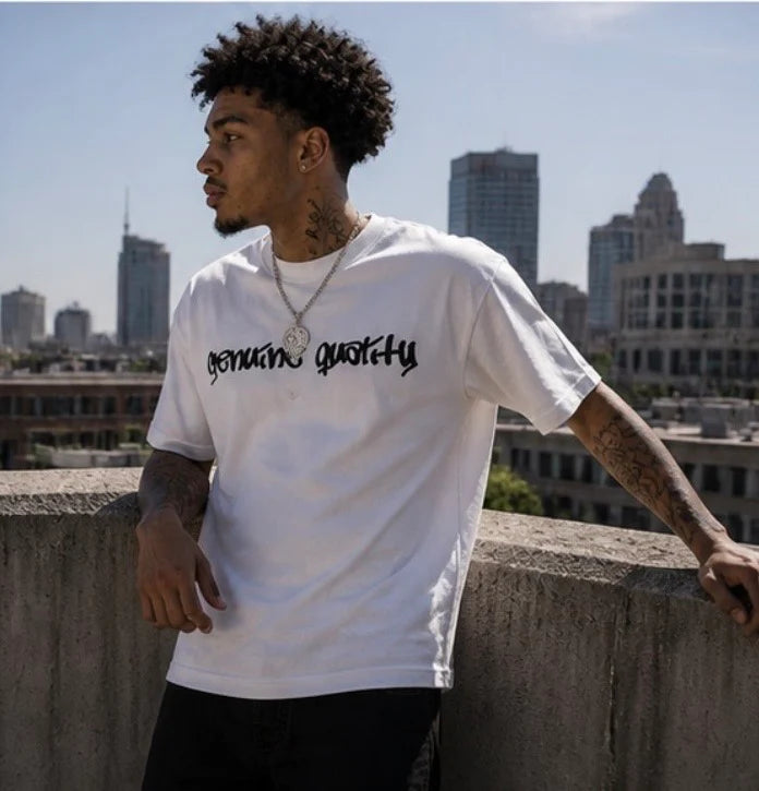 GQ Spellout Tee- Black